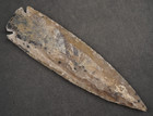 Slight Flat Spot 5 9  Flint Arrowhead Spear Project Point Knife Blade Bb803