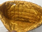 Antique French Tea Cozy 19th  Early 20th Century  Gold Silk With Lace  Beautiful