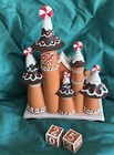 Disney Parks Minnie   Mickey Gingerbread Castle Christmas Countdown Figurine