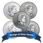 Random Year  8 Silver Canadian Wildlife Coins 1 5 Oz Impaired