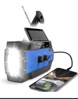 Emergency Crank Weather Radio flashlight 4000mah Solar Hand Crank Portable Am fm