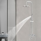 Shower Faucet System Exposed Shower Faucet Wall Mounted Shower System Kit G1 2  