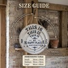 20 30 40cm 2d Garden Metal Sign - This Is My Happy Place Home Vintage Wall Decor