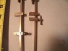 Yamazaki Qty 2   Brass Clamps Japan Vintage Traditional 5 Inch Capacity