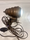 Vtg 1920s Machine Age Art Deco Desk Clamp Lamp Atomic Modern Fisheye