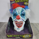 Spirit Halloween Talking Clown Head Animated Light Up Insulting Rare 2008 W  Box