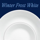 16pc Winter Frost White Dinnerware Set  Microwave dishwasher Safe  Serves 4