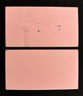Vintage 1940s Christmas Santa Bank Club Card Advertising 2 Paper Ink Blotter Nj