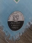 Vintage 50 s Smokey The Bear Bandana Cute Scarf 21  Animals Forest Fires Rare 