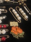 Vintage Junk Drawer Jewelry Lot For Crafting Fun Project Birds Crab Roses More