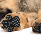 4pcs Dog Paw Pads Anti Slip Grip Protectors Traction Waterproof Pet Foot Covers