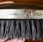 Vtg Sterling Silver Hair Brush Art Deco Vintage Clothes Clothing Grooming Comb