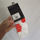 Nike Socks Unisex Elite Crew Basketball White Orange Sx7622-105 Xl 12 - 15 New