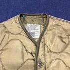 Vintage 80s Military M65 Cold Weather Insulated Field Jacket Holmes Liner Small