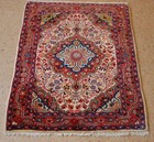 Natural Wool Old Oriental Rugs  Hand Woven knotted Size Approximately 2 9  X 3 6