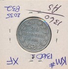 Papal State -1865 - Silver 10 Soldi -  3092
