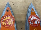 Vintage Tap Handle New Belgium Brewing Snap Shot Wheat Metal Craft Beer Man Cave