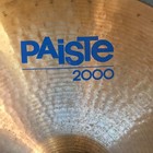 Vintage Paiste 22  2000 Ride Cymbal Blue Label