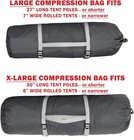 Mountaineering Replacement Tent Bag With Compression Straps And Carry Ha   
