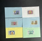Thailand Stamp Collection Dealer Cards  213 Cv Mint   Used Zayix