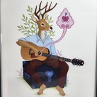 Framed Art Print Alchemy Of Love Songs 12 100 Signed Deer Guitar Pop Surrealism