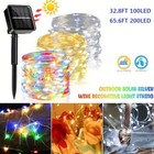 Solar String Lights Outdoor Garden Party Decor Fairy Wedding Lamp 100 - 200 Led