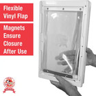 Extra Large Pet Door Xl Dog Cat Magnetic Flap Gate Locking Safe Panel 15 X 20 In