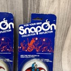 Collector Reflector Snapon Bike Safety 1976 Superman Lot Of 2