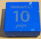 Walmart Associate Employee 10 Year Service Pin In Original Box