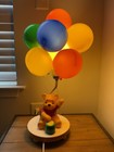 Vtg Disney Winnie The Pooh Balloon Lamp Night Light Works Nursery Decor 3 Modes