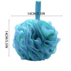 Body Puff Loofah Mesh Shower Puff Exfoliating Scrubber Brush Shower Loofah