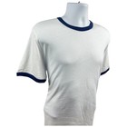 Men s Alternative Apparel Keeper Ringer Tee Premium Retro  white vintage Royal 