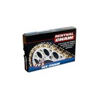Renthal 520 R1 Works Chain - Gold  120 Links C128