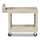 Rubbermaid Commercial 450088bg 500 Lbs  Cap  2 Shelves Hd Utility Cart - Bg New