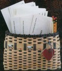 Burgundy Hill Basket Kit Wall Basket 9 x7 