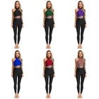 Women Bodysuit Rompers Leotard Workout Jumpsuit Athletic Long Sleeve One Piece