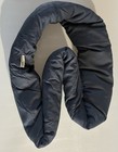 Huzi Infinity Pillow - Midnight Grey - Versatile Bamboo Travel Neck Pillow