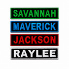  love It   Custom Embroidered Name Tag 5in X 1 5in Size