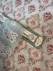 Ooak Artist Made Dollhouse Miniature Green Towel Rack With Towels 1 12 Scale