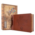 80-page Scrapbook Album Diy Photo Album Pu Leather Cover For Anniversary Wedding