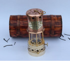 Antique Brass Nautical Marine Ship Lantern Oil Lamp Maritime Vintage Boat Light