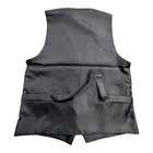 Classic Mens Vest Gray Polyester Rayon Formal Business Suit Separate Size 12