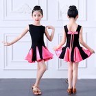Girls Kids Ballroom Latin Dress Costume Dancewear Tango Children Cha-cha