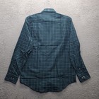 Van Heusen Dress Shirt Men Medium Multi Plaid Premium No Iron Collared Button Up