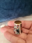 Vintage Japan Thimbles Imari Shibata   Bone China Butterfly