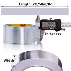 Aluminium Foil Tape Rolls Various Thicknesses Heat Insulation Self Adhesive Duct