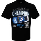 Kyle Larson 2025 Nascar 2x Championship Stats T-shirt Black