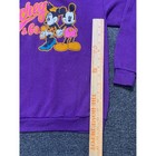 Vintage Mickey   Co Sweatshirt Purple Kids Large Mickey Minnie Graphic Crewneck