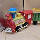 Vintage 1970s Fisher Price Circus Train 991 Pull Toy