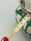 Vintage Holt Howard Cozy Kitten Tape Measure And Pin trinket Box